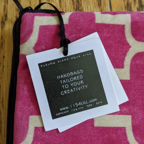 NOS Lisa Lill Studio zippered IPad bag, clutch - Picture 3 of 7